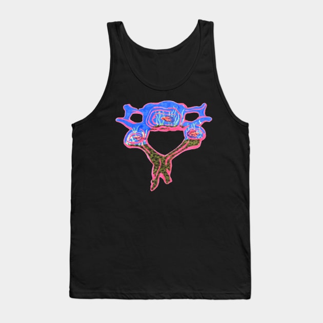 4th Cervical Vertebra Terrarium Tank Top by RaLiz